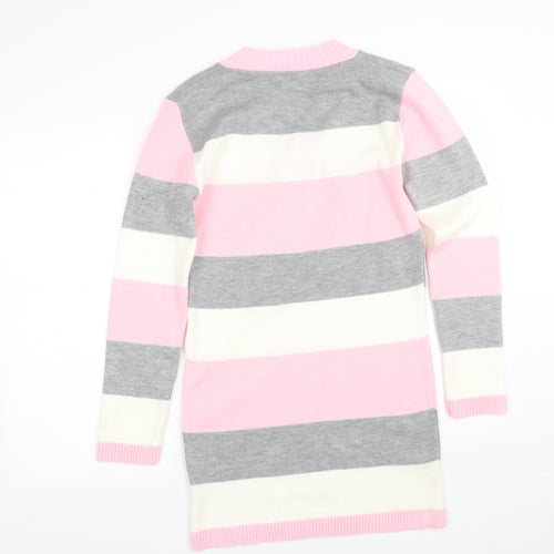 Figaro Womens Multicoloured Striped  Jacket Dress  Size 10