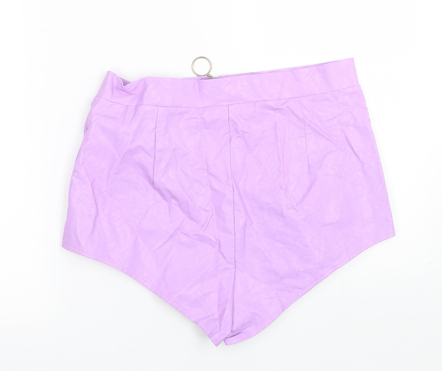 Elsie Fred Womens Purple   Wrap Shorts Size L