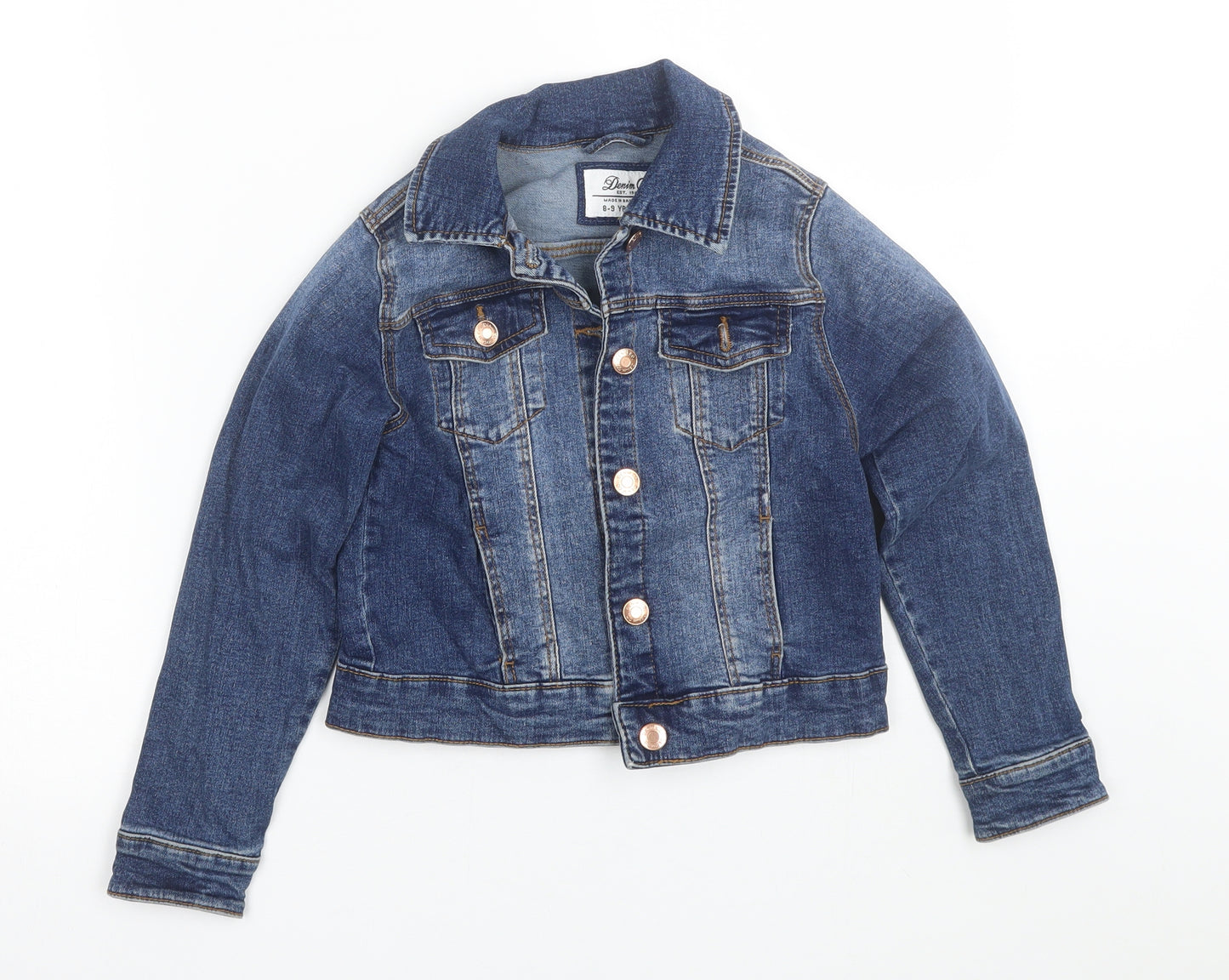 Denim co Girls Blue  Denim Jacket  Size 8-9 Years