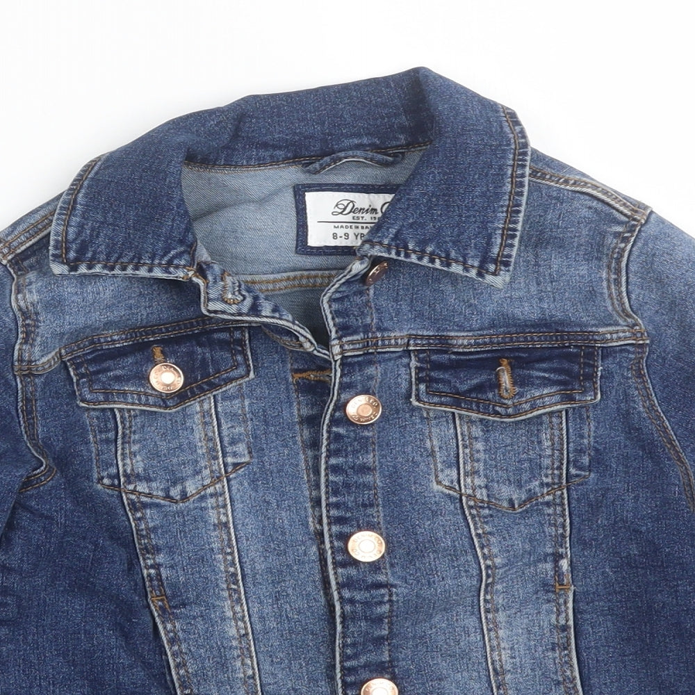 Denim co Girls Blue  Denim Jacket  Size 8-9 Years