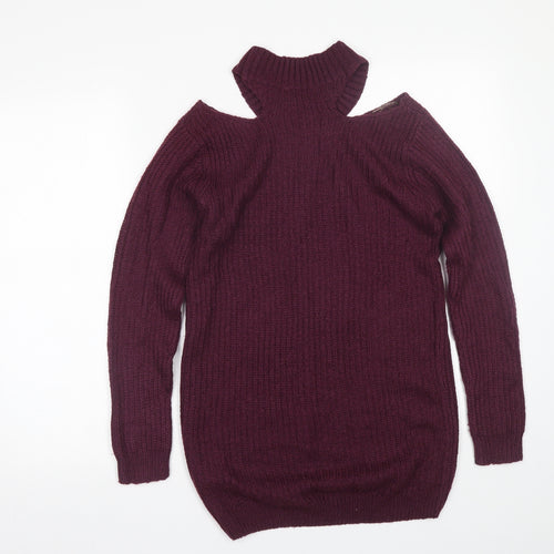Select Womens Purple   Pullover Jumper Size 8