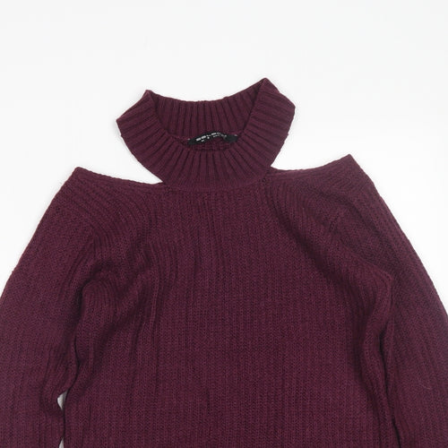 Select Womens Purple   Pullover Jumper Size 8