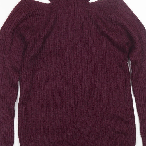Select Womens Purple   Pullover Jumper Size 8