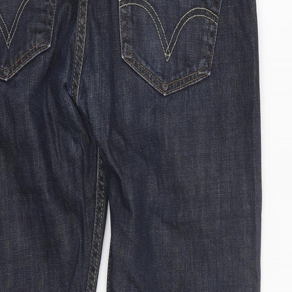 Levis Mens Blue  Denim Straight Jeans Size 36 L28 in