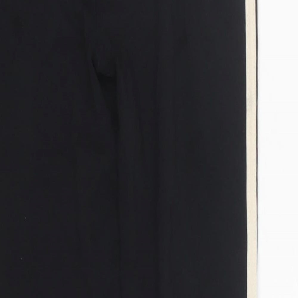 George Girls Black Striped  Capri Trousers Size 10-11 Years - Leggings