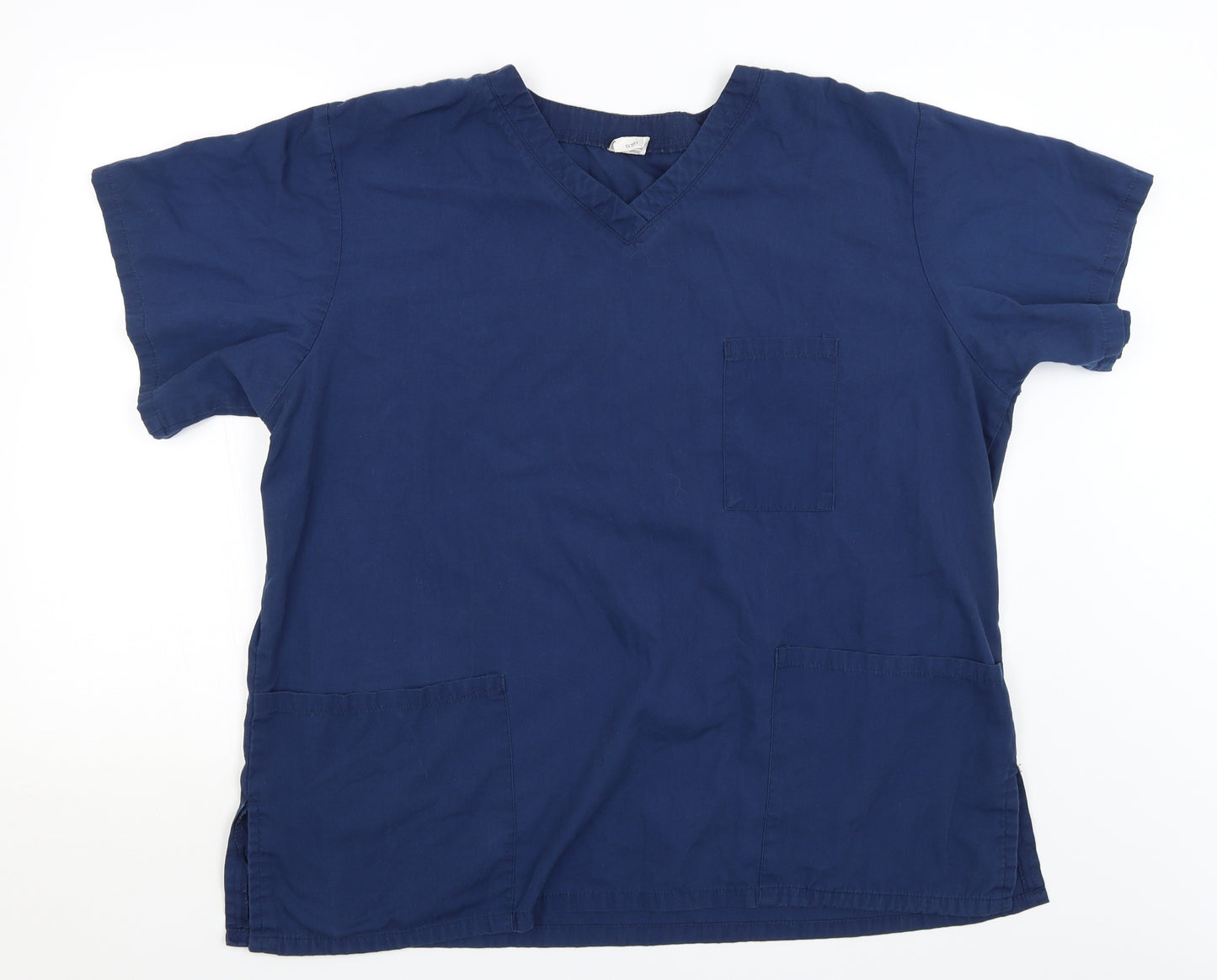 Alexandra Womens Blue   Basic T-Shirt Size XL