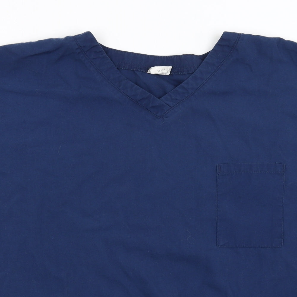 Alexandra Womens Blue   Basic T-Shirt Size XL