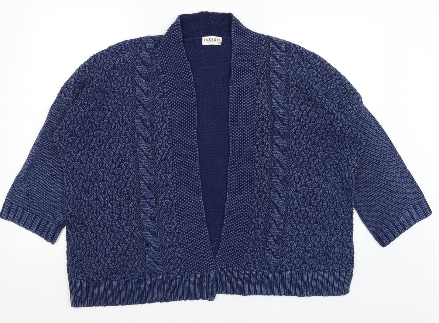 M&S Womens Blue   Shrug Jumper Size 16