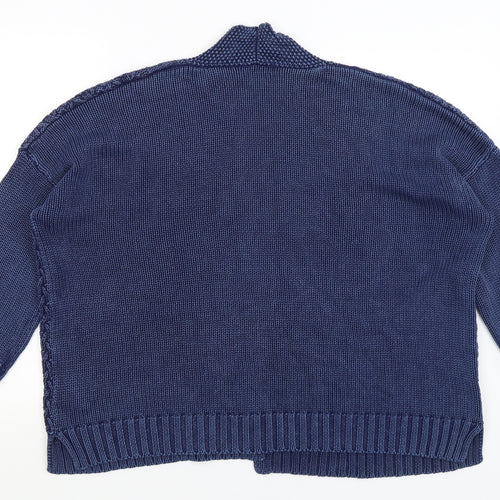 M&S Womens Blue   Shrug Jumper Size 16