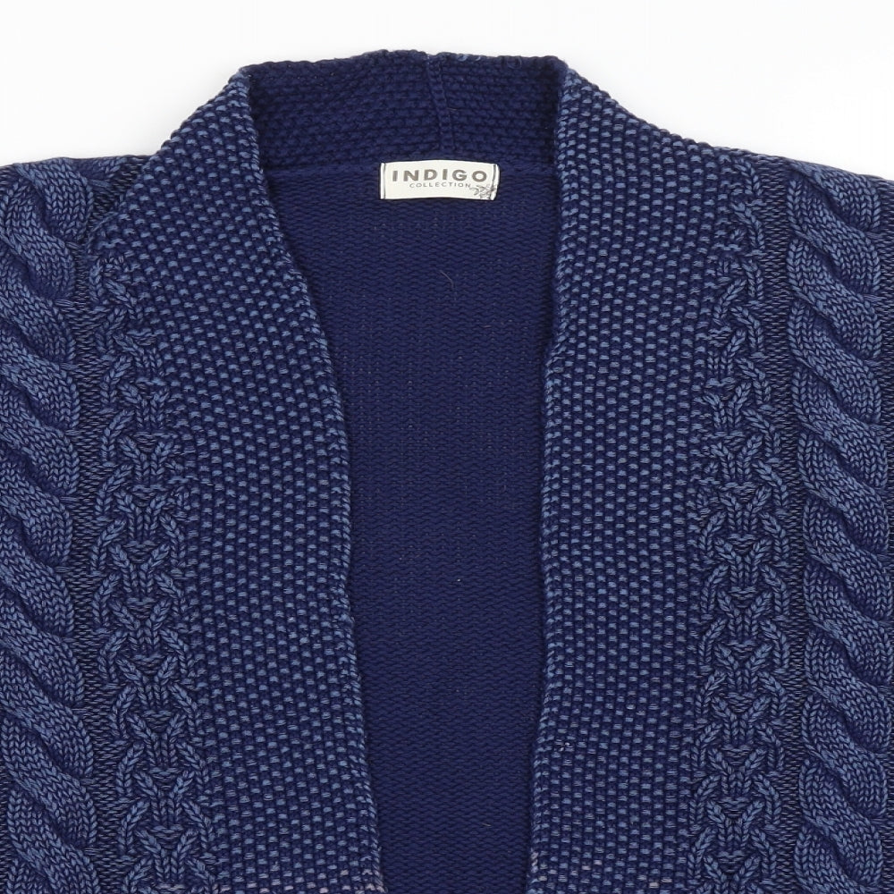 M&S Womens Blue   Shrug Jumper Size 16