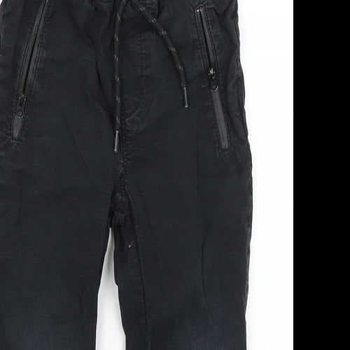 NEXT Boys Black   Cargo Trousers Size 4 Years