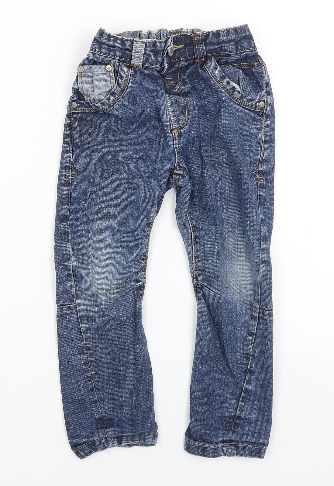 George Boys Blue   Straight Jeans Size 3-4 Years