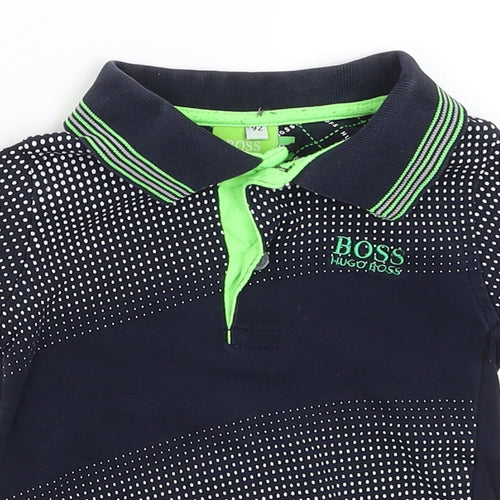 HUGO BOSS Boys Blue   Basic Polo Size 2 Years