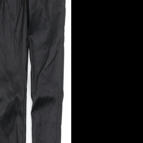 Missguided Womens Black   Trousers  Size 6 L29 in