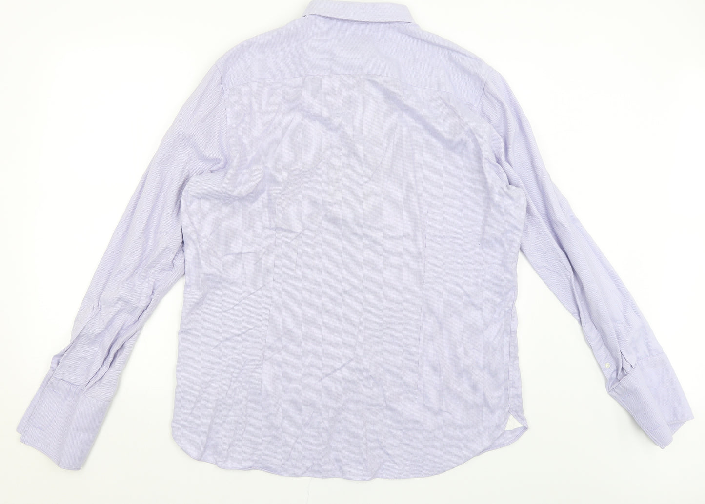 Burton Mens Purple    Dress Shirt Size 16.5