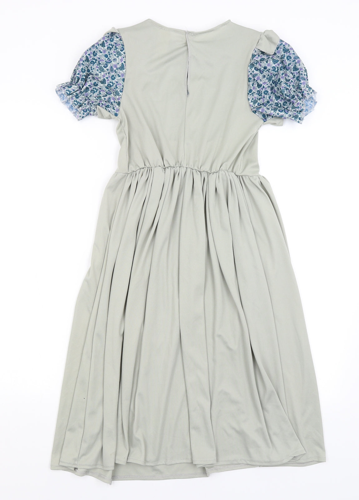 Smiffy's Girls Grey   Fit & Flare  Size 8-9 Years