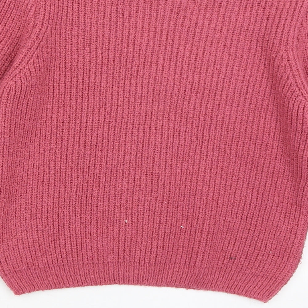 NEXT Girls Pink   Pullover Jumper Size 10 Years
