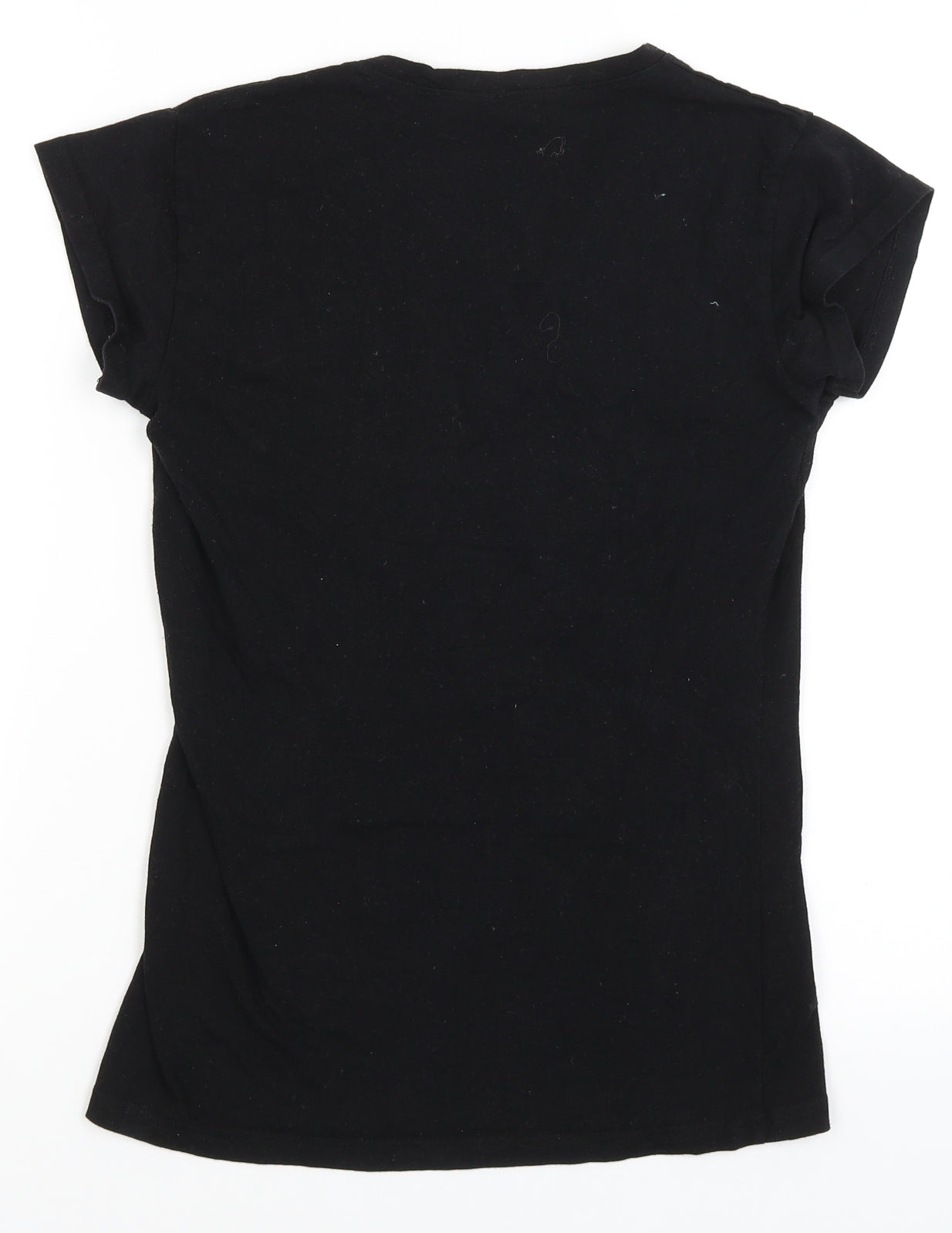 Surf Style Womens Black   Basic T-Shirt Size L