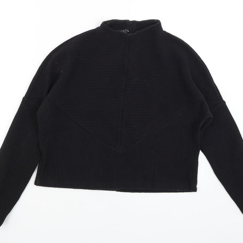 Souluxe Womens Black   Pullover Jumper Size M