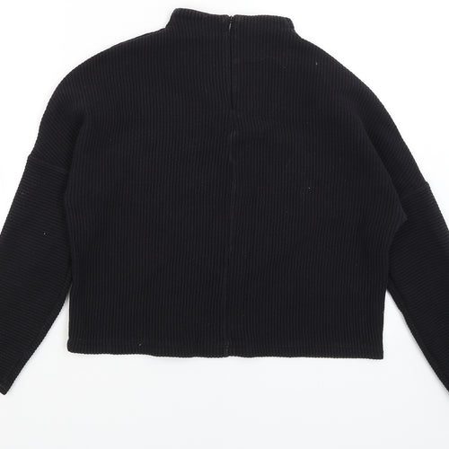 Souluxe Womens Black   Pullover Jumper Size M