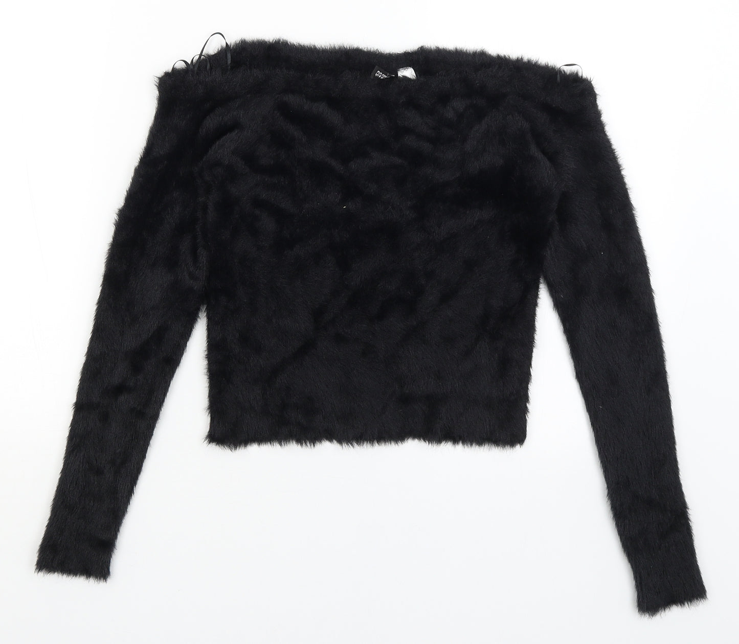 Divided Womens Black   Pullover Jumper Size M