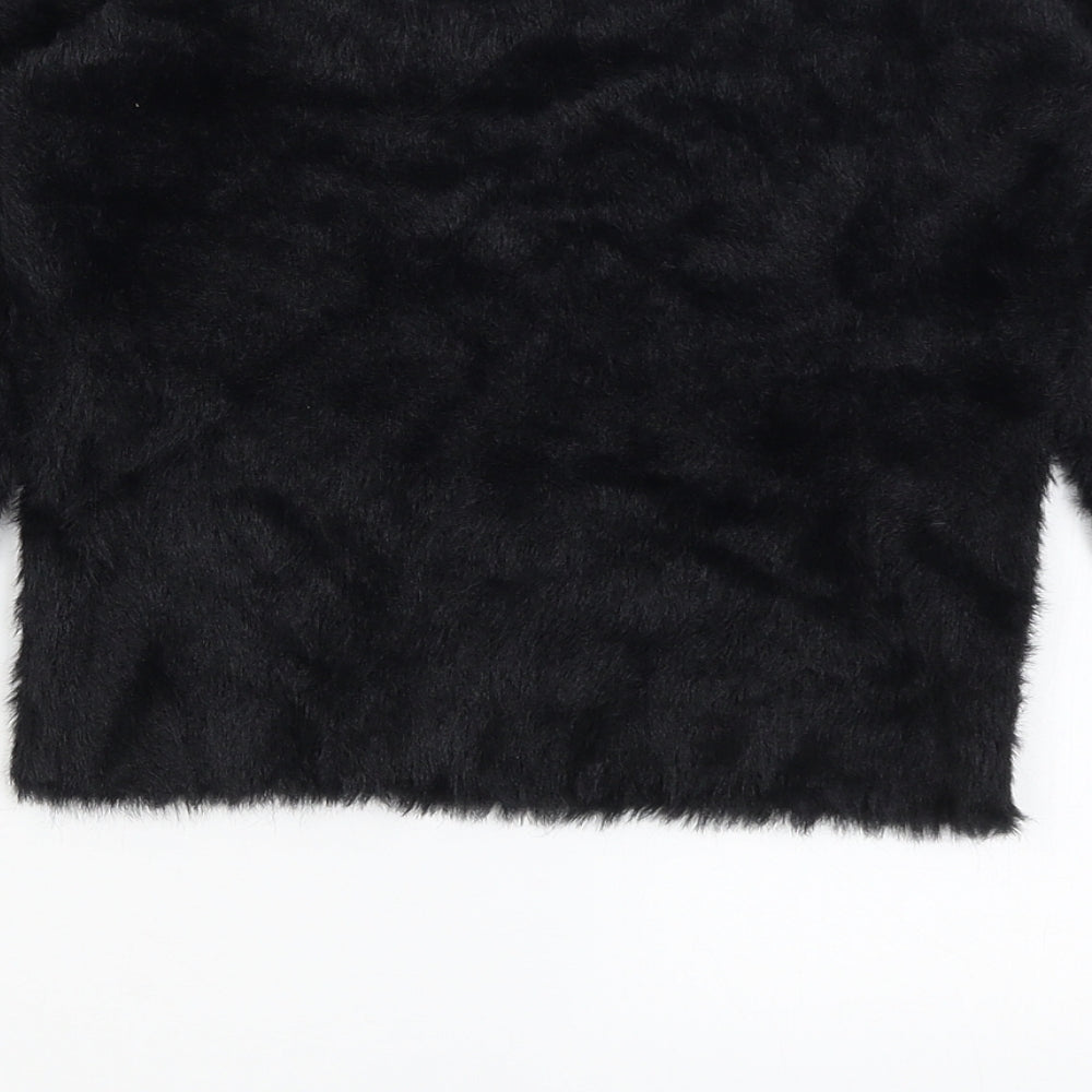 Divided Womens Black   Pullover Jumper Size M