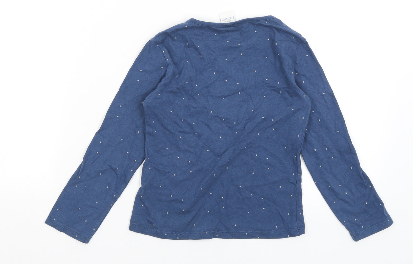 Disney Girls Blue   Basic T-Shirt Size 6 Years  - Nature Is Magical