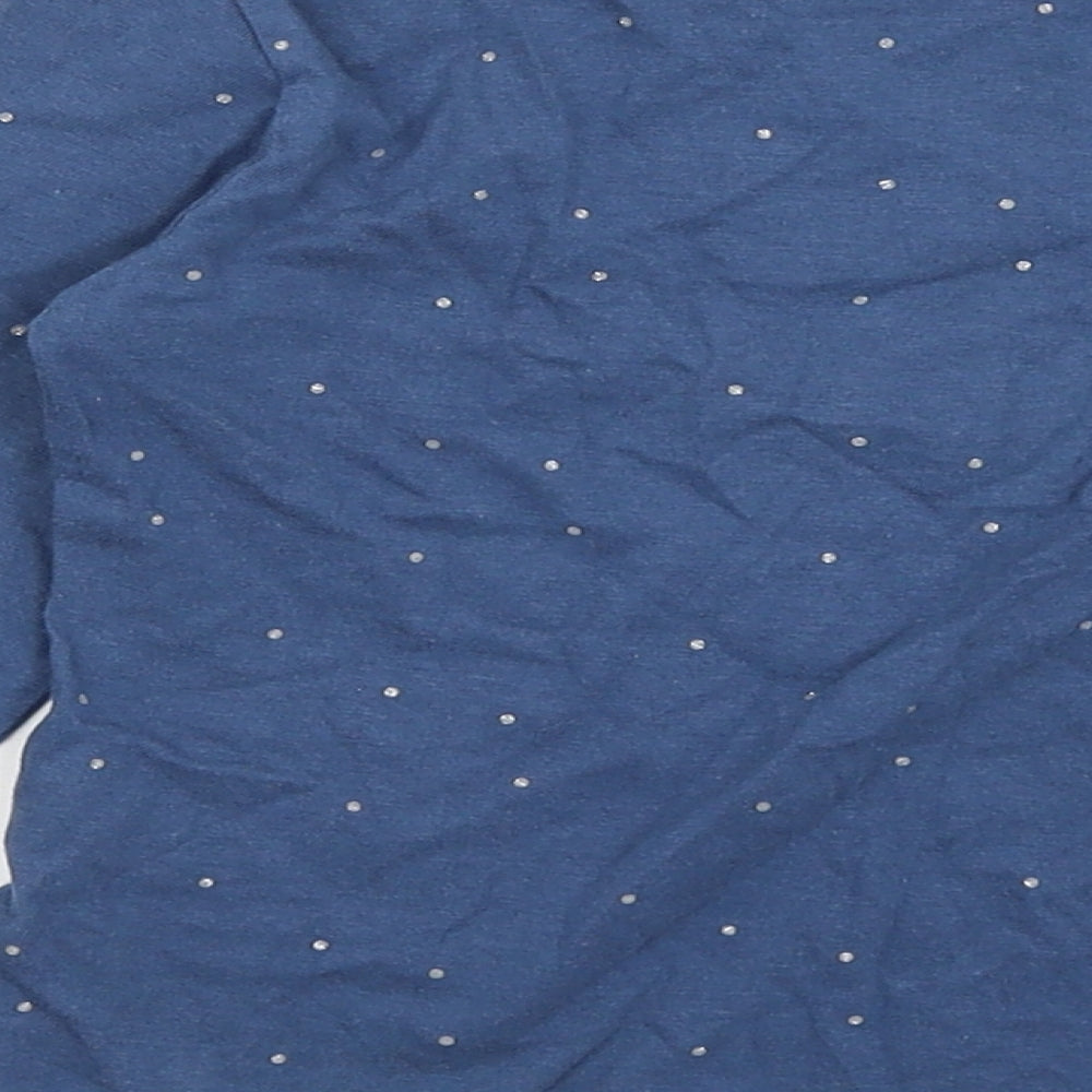 Disney Girls Blue   Basic T-Shirt Size 6 Years  - Nature Is Magical