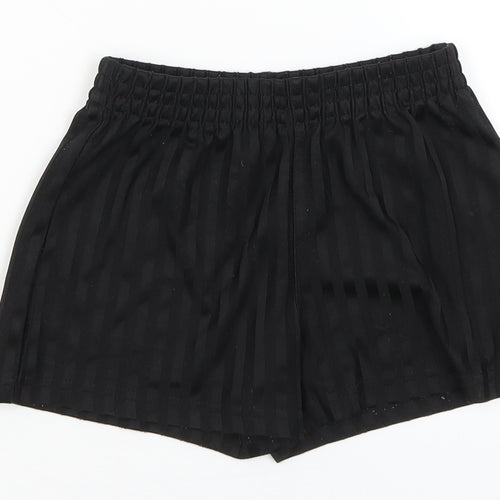 George Boys Black Striped  Bermuda Shorts Size 3-4 Years