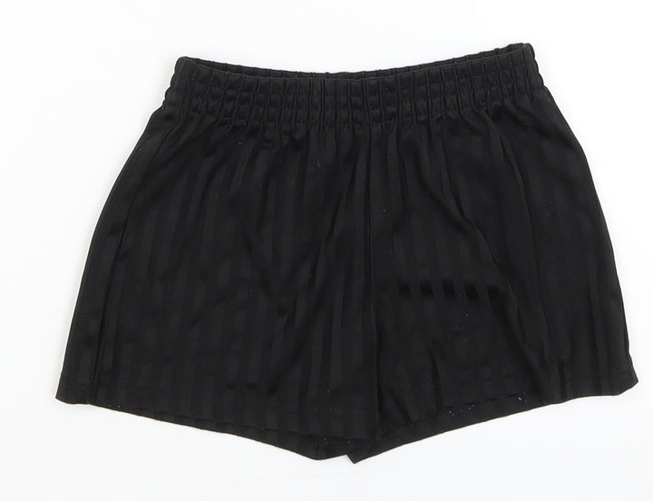 George Boys Black Striped  Bermuda Shorts Size 3-4 Years