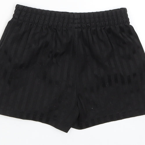 George Boys Black Striped  Bermuda Shorts Size 3-4 Years