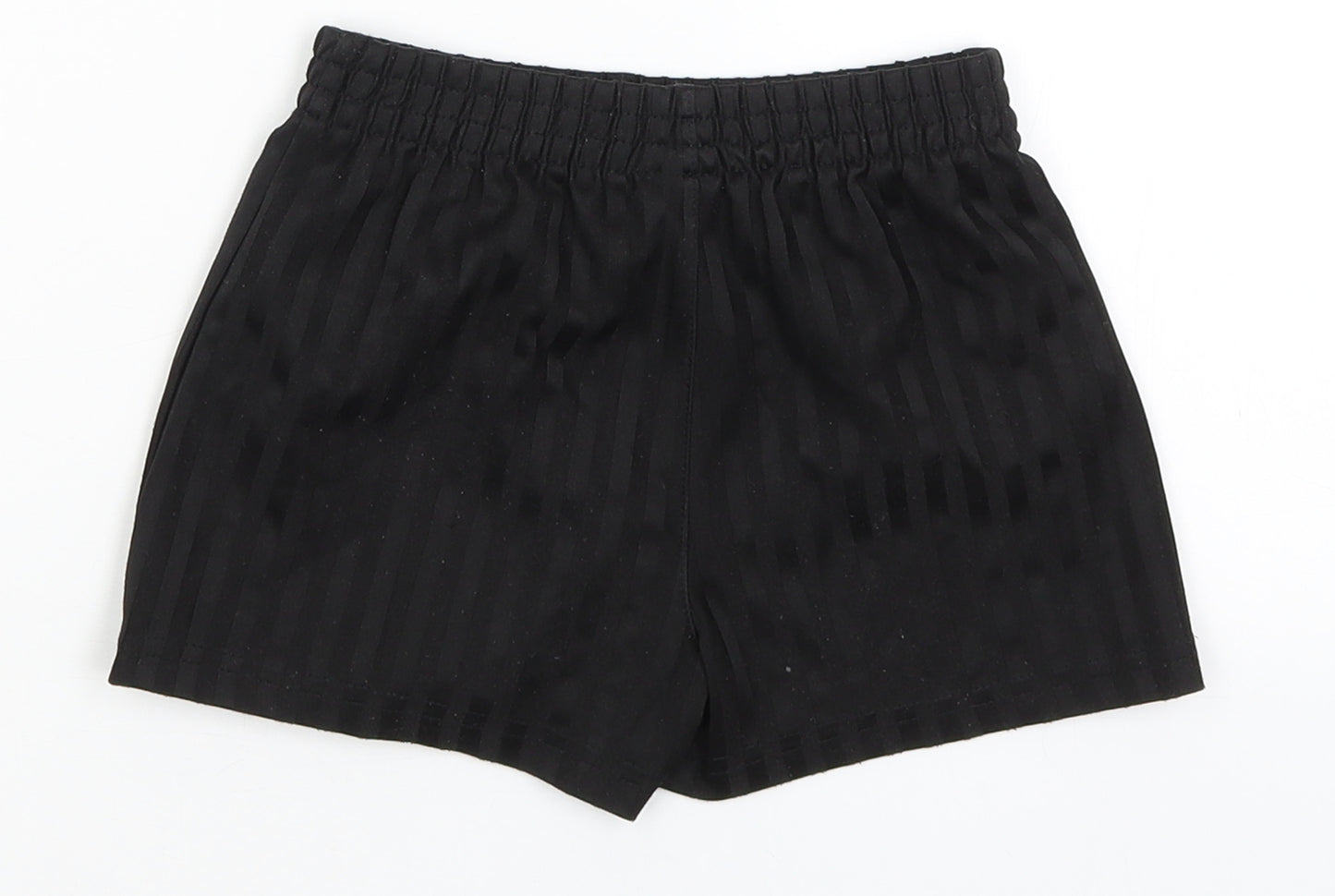 George Boys Black Striped  Bermuda Shorts Size 3-4 Years