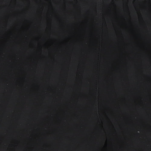 George Boys Black Striped  Bermuda Shorts Size 3-4 Years