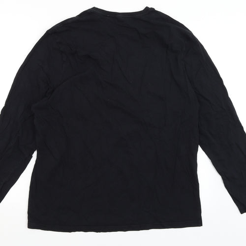 George Mens Black    T-Shirt Size XL