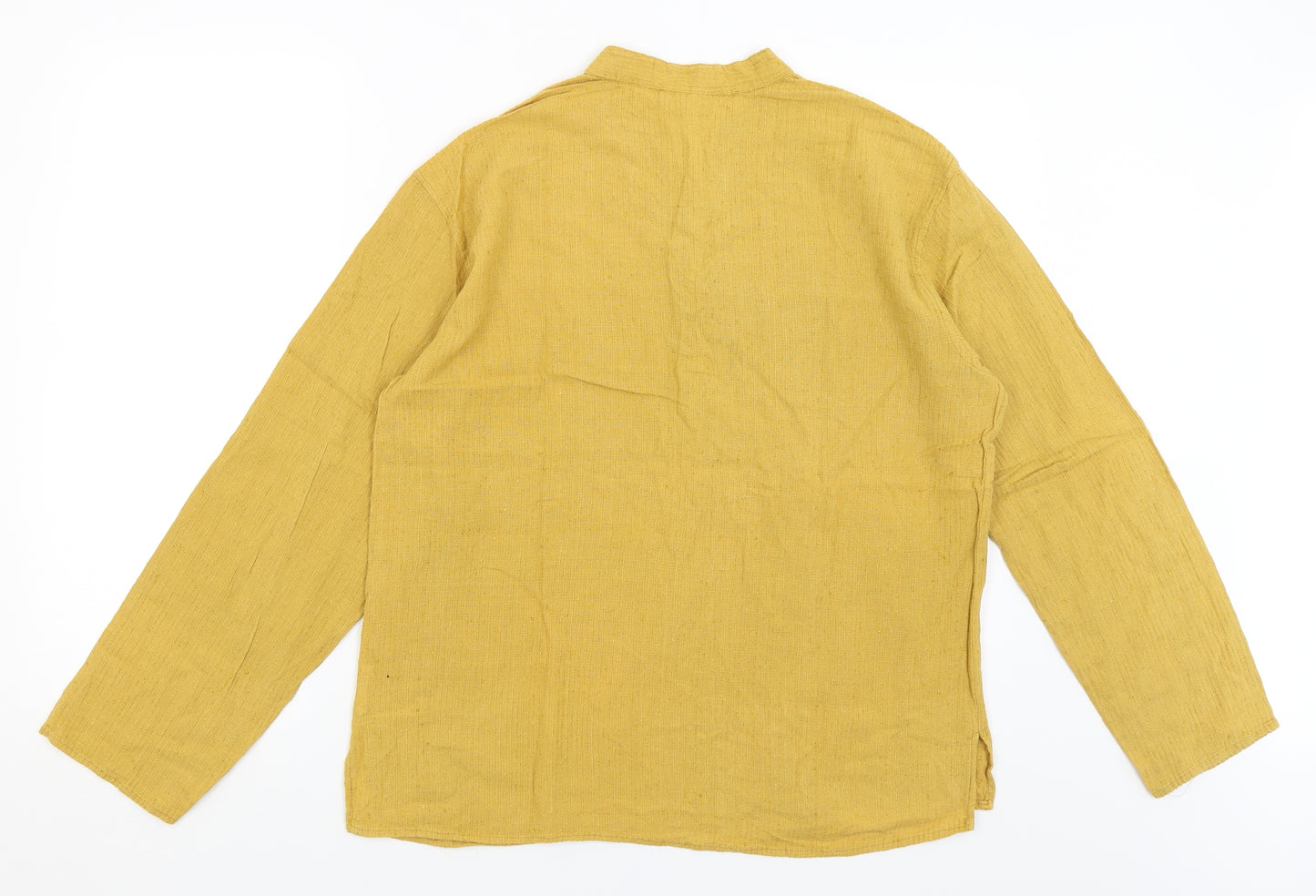 Akkriti Womens Yellow   Tunic T-Shirt Size XL