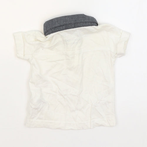 Early Days Baby White   Basic T-Shirt Size 0-3 Months