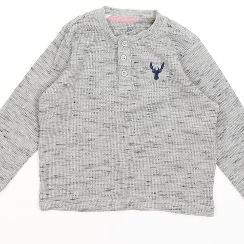 F&F Boys Grey   Basic T-Shirt Size 2-3 Years