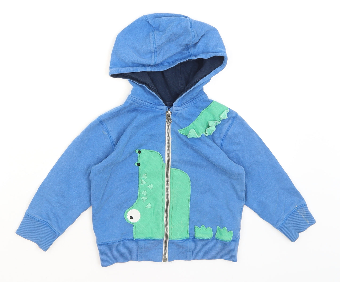 NEXT Baby Blue   Full Zip Jumper Size 18-24 Months  - Crocodile