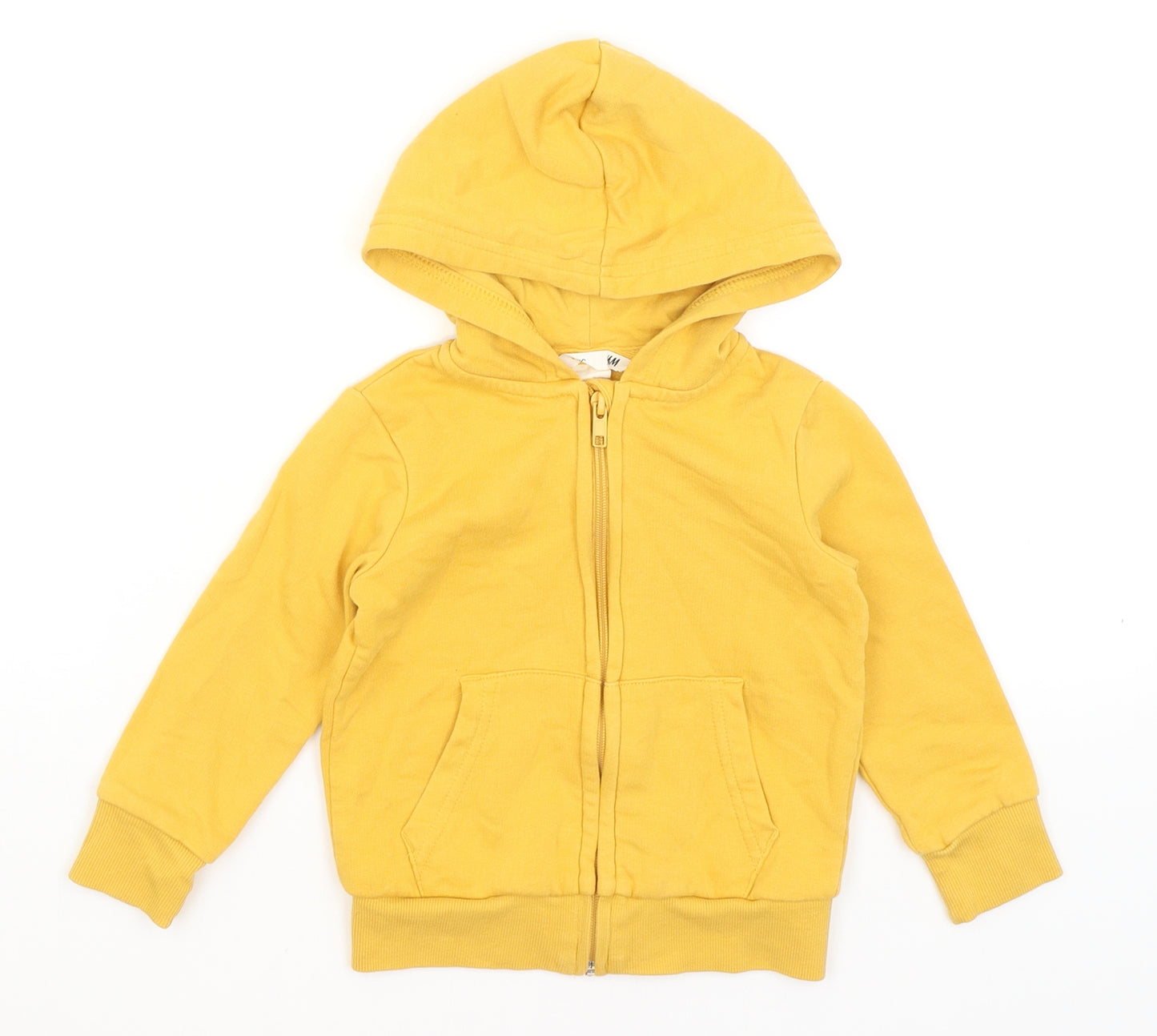 H&M Baby Yellow   Full Zip Jumper Size 18-24 Months