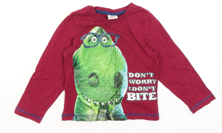 Mini Club Baby Red Basic T-Shirt Size 18-24 Months - Toy Story Dino