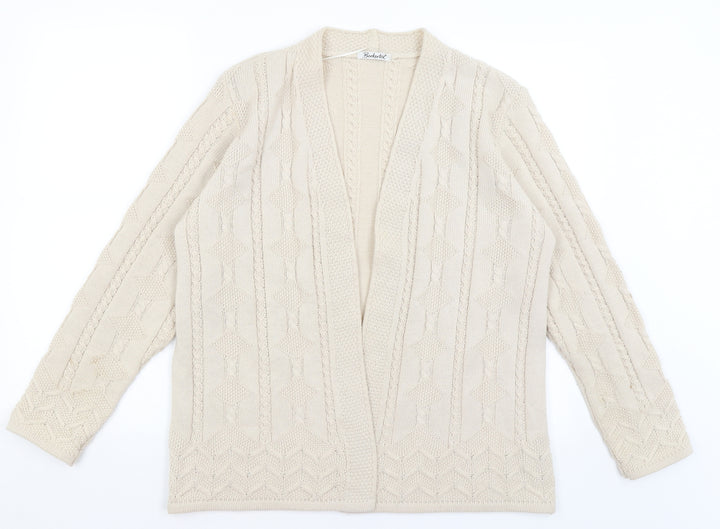 Berkertex Womens Beige Shrug Jumper Size 14