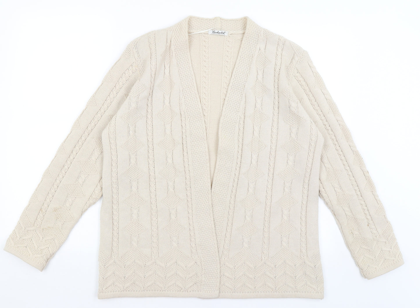 Berkertex Womens Beige   Shrug Jumper Size 14