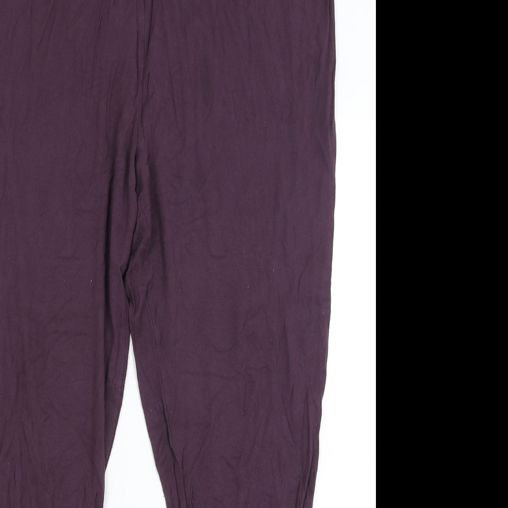 Capsule Womens Purple   Capri Leggings Size 24 L26 in