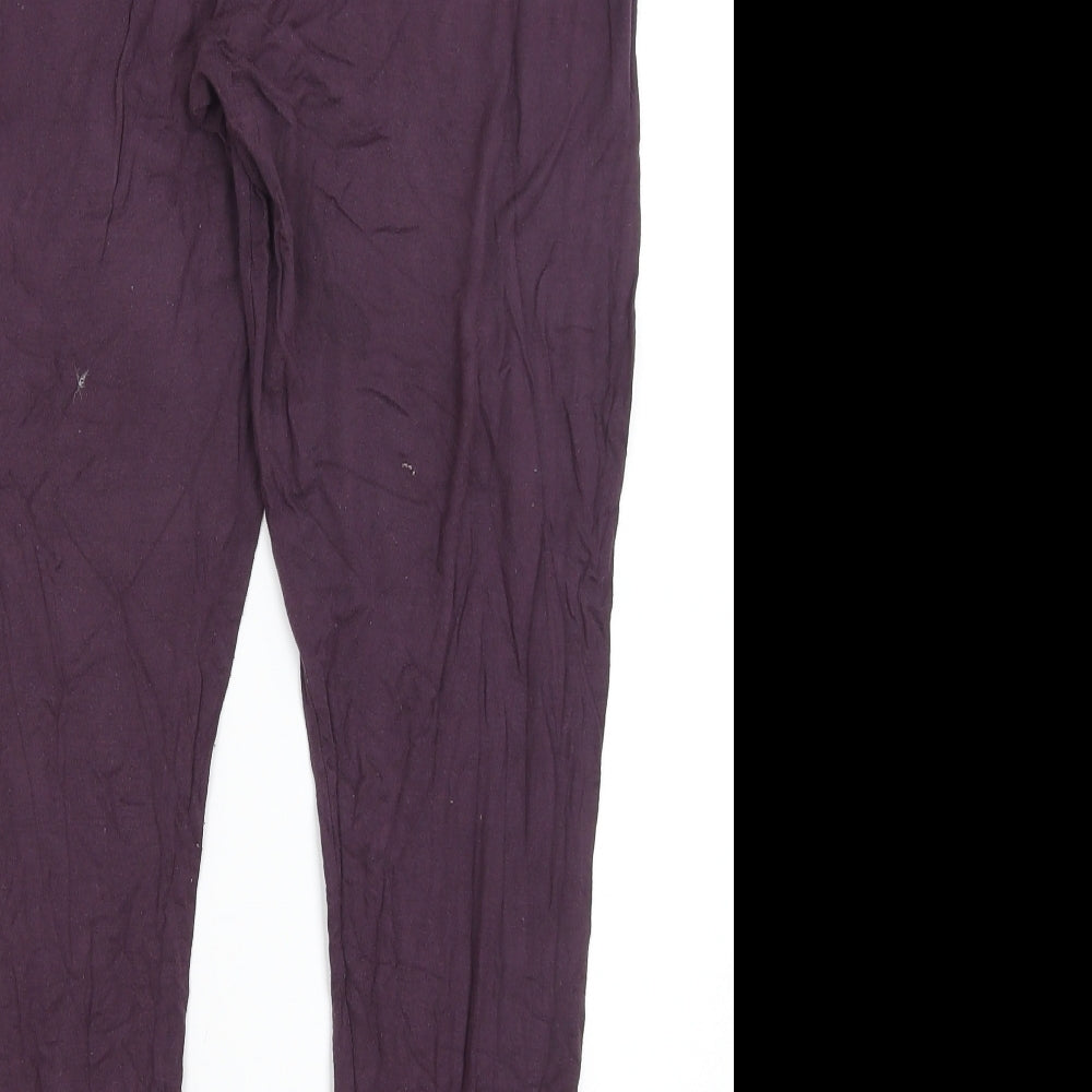 Capsule Womens Purple   Capri Leggings Size 24 L26 in