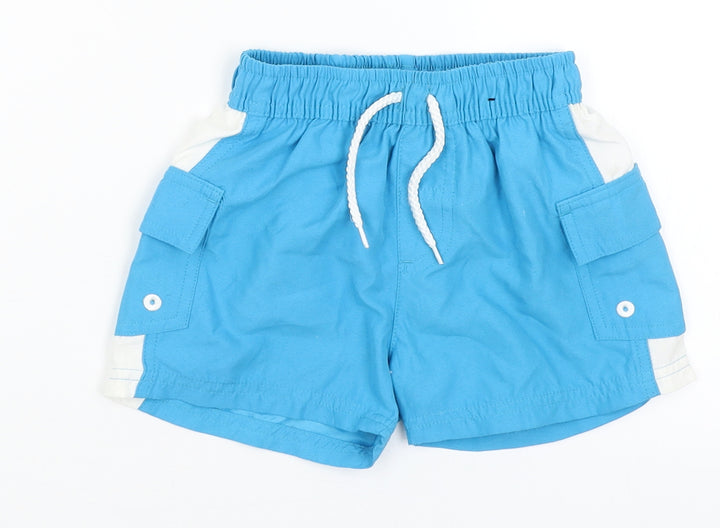George Baby Blue Cropped Trousers Size 18-24 Months