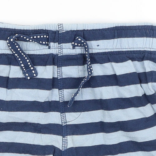 TU Baby Blue Striped  Cropped Trousers Size 18-24 Months