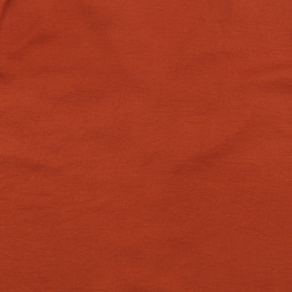 Papaya Womens Orange   Basic Button-Up Size 18