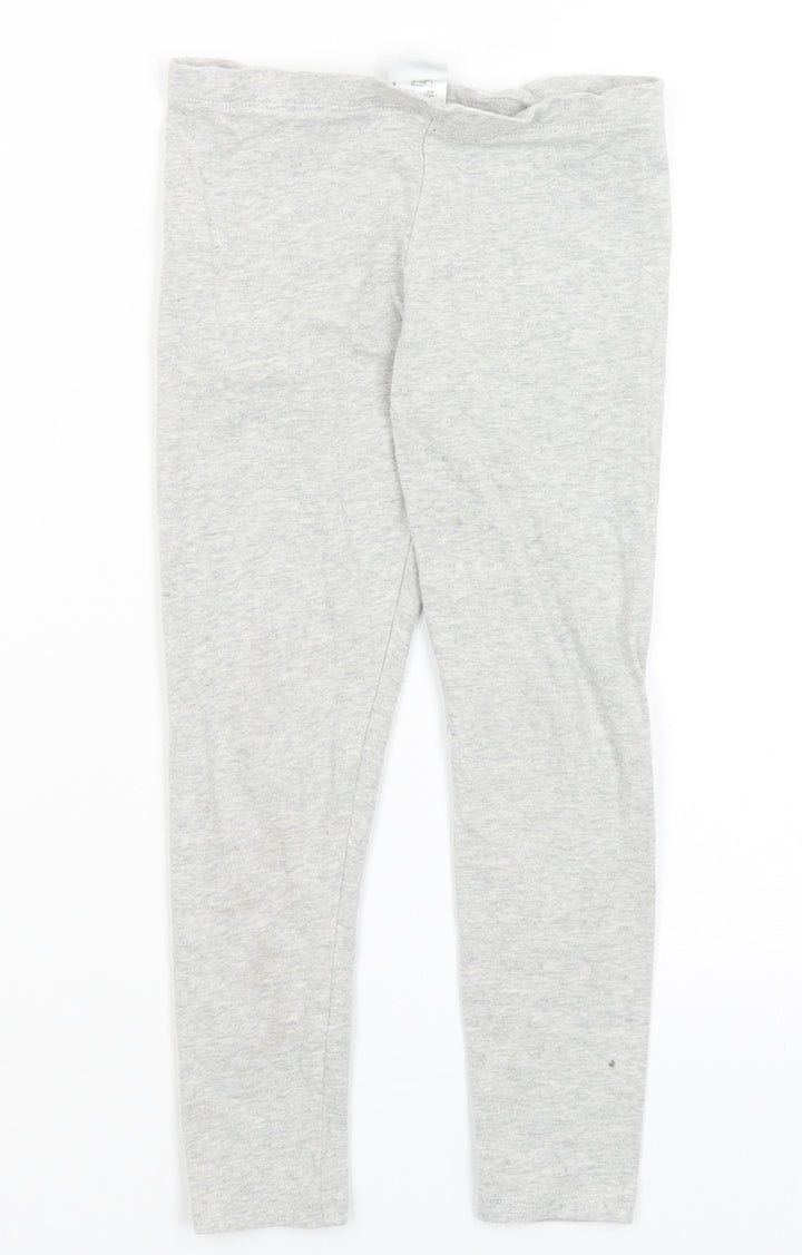 F&F Girls Grey   Capri Trousers Size 6-7 Years