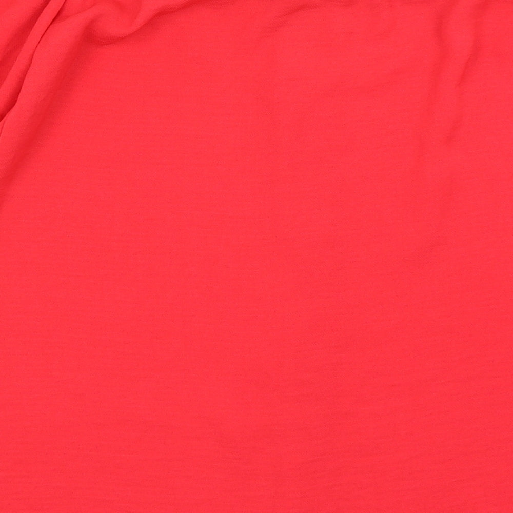 Preworn Womens Red   Basic Blouse Size S