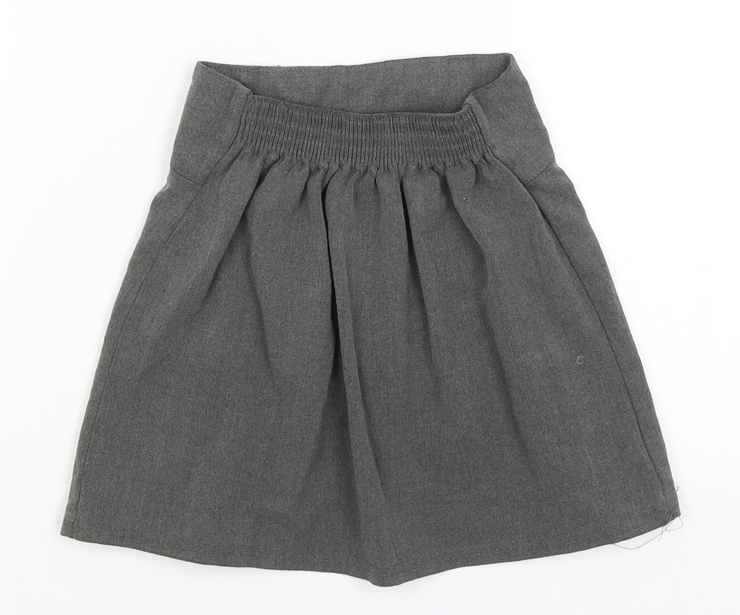 Preworn Girls Grey   Flare Skirt Size 3-4 Years